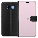 Lommeboketui til Samsung Galaxy S8 med Hjerte motiv