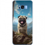 Mobildeksel til Samsung Galaxy S8 med Glad Hund motiv