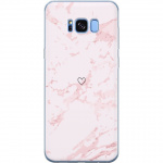 Mobildeksel til Samsung Galaxy S8 med Rosa Hjerte motiv