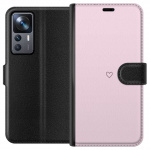 Lommeboketui til Xiaomi 12T Pro med Hjerte motiv