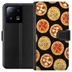 Lommeboketui til Xiaomi 13 Pro med Pizza motiv