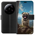 Lommeboketui til Xiaomi 13 Ultra med Glad Hund motiv