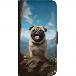 Lommeboketui til Xiaomi Mi 10 5G med Glad Hund motiv