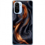 Mobildeksel til Xiaomi Mi 11i med Brennende silke motiv