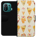 Lommeboketui til Xiaomi Mi 11 Pro med Glassig motiv