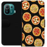 Lommeboketui til Xiaomi Mi 11 Pro med Pizza motiv