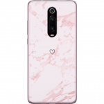 Mobildeksel til Xiaomi Mi 9T Pro med Rosa Hjerte motiv