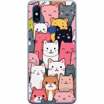 Mobildeksel til Xiaomi Mi Mix 3 med Kattmønster motiv Mobildeksel til Xiaomi Mi Mix 3 med Kattmønster motiv