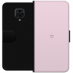 Lommeboketui til Xiaomi Redmi Note 9 Pro med Hjerte motiv