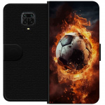 Lommeboketui til Xiaomi Redmi Note 9 Pro med Fotball motiv