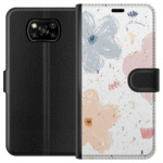 Lommeboketui til Xiaomi Poco X3 NFC med Blomster motiv