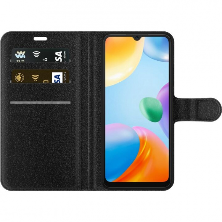 Lommeboketui til Xiaomi Redmi 10C med Gullglans motiv Lommeboketui til Xiaomi Redmi 10C med Gullglans motiv