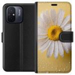 Lommeboketui til Xiaomi Redmi 12C med Porselensblomst motiv Lommeboketui til Xiaomi Redmi 12C med Porselensblomst motiv