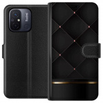 Lommeboketui til Xiaomi Redmi 12C med Luksuslinje motiv