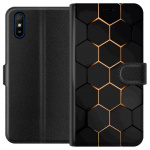Lommeboketui til Xiaomi Redmi 9A med Luksuriøst Mønster motiv