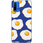 Mobildeksel til Xiaomi Redmi 9T med Stekte egg motiv