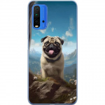 Mobildeksel til Xiaomi Redmi 9T med Glad Hund motiv