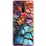 Mobildeksel til Xiaomi Redmi K30 med Metalliskt mønster motiv