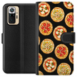 Lommeboketui til Xiaomi Redmi Note 10 Pro med Pizza motiv