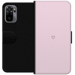 Lommeboketui til Xiaomi Redmi Note 10S med Hjerte motiv