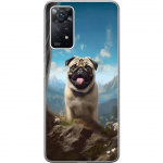 Mobildeksel til Xiaomi Redmi Note 11 Pro med Glad Hund motiv Mobildeksel til Xiaomi Redmi Note 11 Pro med Glad Hund motiv