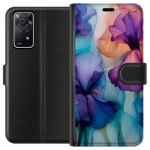 Lommeboketui til Xiaomi Redmi Note 11 Pro 5G med Magiske blomster motiv