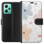 Lommeboketui til Xiaomi Redmi Note 12 med Blomster motiv