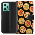 Lommeboketui til Xiaomi Redmi Note 12 med Pizza motiv