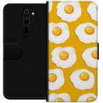 Lommeboketui til Xiaomi Redmi Note 8 Pro med Stekt egg motiv Lommeboketui til Xiaomi Redmi Note 8 Pro med Stekt egg motiv