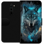 Lommeboketui til Xiaomi Redmi Note 8 Pro med Ulve motiv
