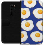 Lommeboketui til Xiaomi Redmi Note 8 Pro med Stekte egg motiv