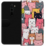 Lommeboketui til Xiaomi Redmi Note 8 Pro med Kattmønster motiv