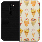 Lommeboketui til Xiaomi Redmi Note 8 Pro med Glassig motiv