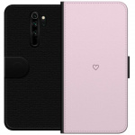 Lommeboketui til Xiaomi Redmi Note 8 Pro med Hjerte motiv
