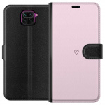 Lommeboketui til Xiaomi Redmi Note 9 med Hjerte motiv