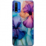 Mobildeksel til Xiaomi Redmi Note 9 4G med Magiske blomster motiv