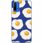 Mobildeksel til Xiaomi Redmi Note 9 4G med Stekte egg motiv