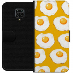 Lommeboketui til Xiaomi Redmi Note 9S med Stekt egg motiv
