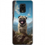 Mobildeksel til Xiaomi Redmi Note 9S med Glad Hund motiv