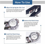 Tang for klokkerem, svart