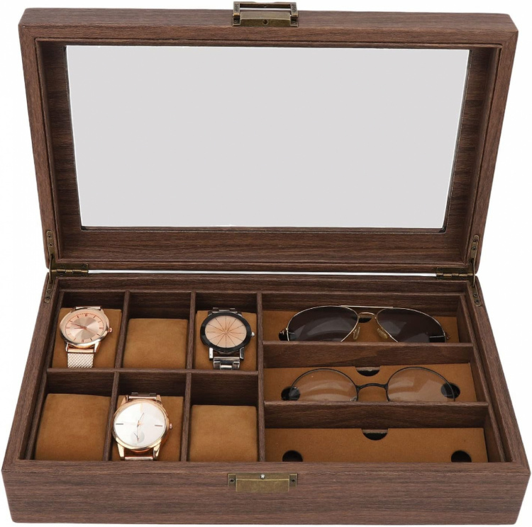 Oppbevaring for klokker og solbriller Oppbevaring for klokker og solbriller