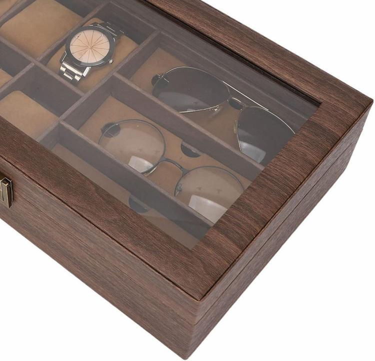 Oppbevaring for klokker og solbriller Oppbevaring for klokker og solbriller