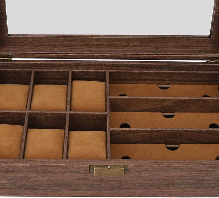 Oppbevaring for klokker og solbriller Oppbevaring for klokker og solbriller