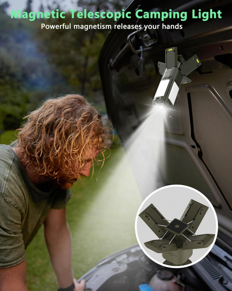 Multifunktionell hopfällbar LED-lampa 14000mAh Multifunktionell hopfällbar LED-lampa 14000mAh