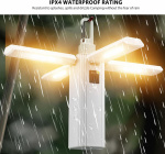 Sammenleggbar LED-campinglampe med flere lysmoduser