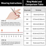 Smart Ring strl 10, Svart Smart Ring strl 10, Svart