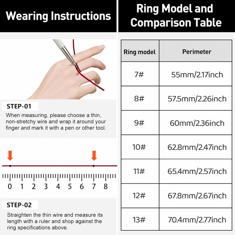 Smart Ring strl 10, Svart Smart Ring strl 10, Svart