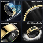 Smart Ring strl 10, Svart Smart Ring strl 10, Svart