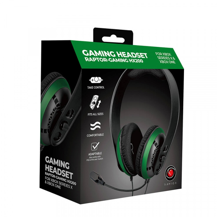 RAPTOR Headset XBOX Svart RAPTOR Headset XBOX Svart