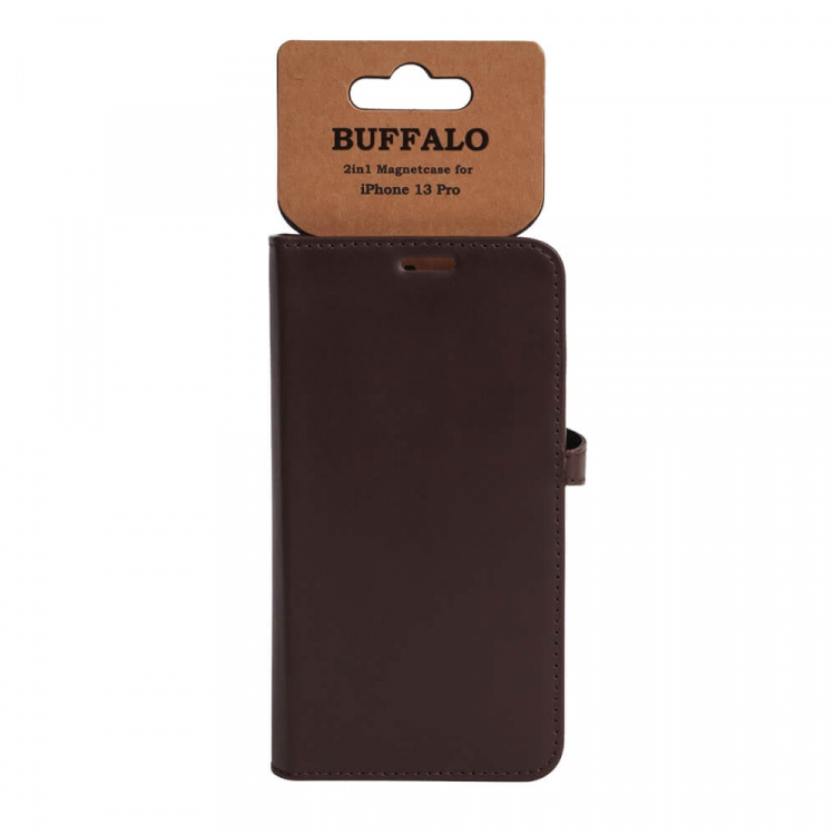 Buffalo Mobiletui iPhone 13 Pro Brun Buffalo Mobiletui iPhone 13 Pro Brun